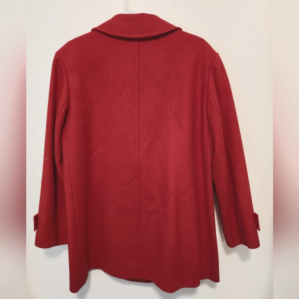 Pendleton Red, Wool Coat - Picture 2 of 4